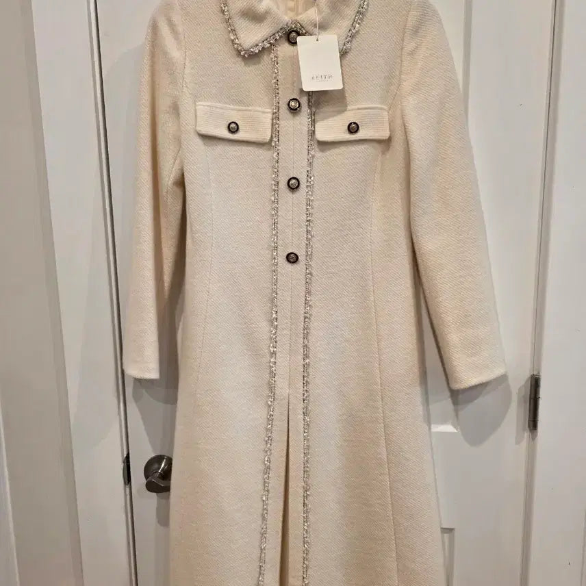 [BUNJANG] KEITH Tweed Dress Ivory / KEITH 키이스 트위드 원피스