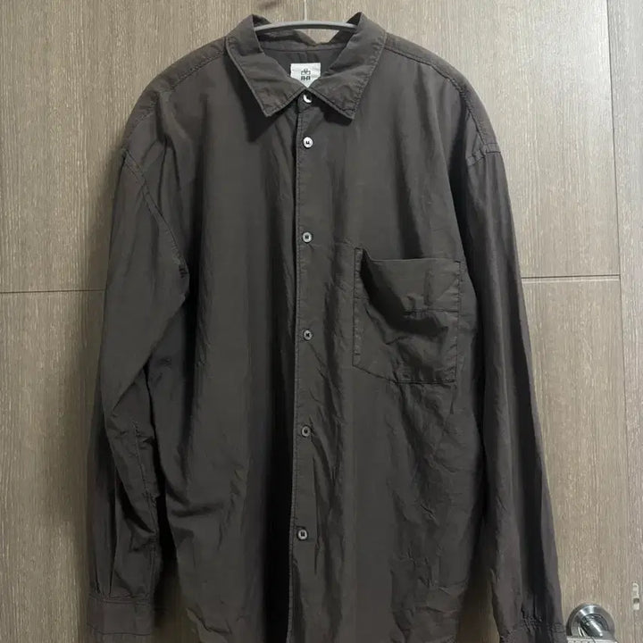 [SOLD OUT] 2) 폴리테루 텐코 루즈드 셔츠 2.0 다이드 차콜