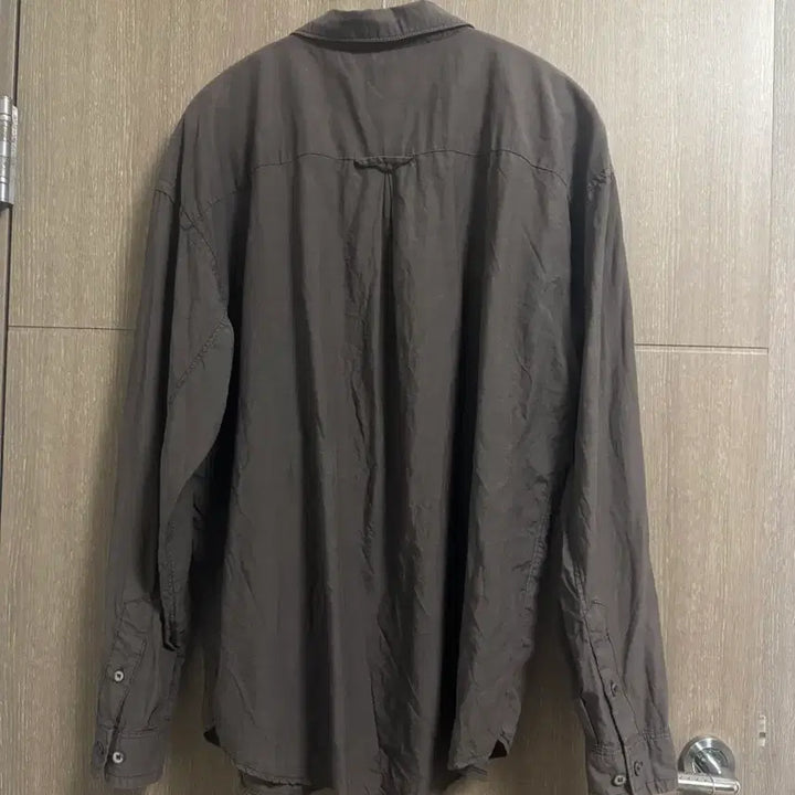 [SOLD OUT] 2) 폴리테루 텐코 루즈드 셔츠 2.0 다이드 차콜
