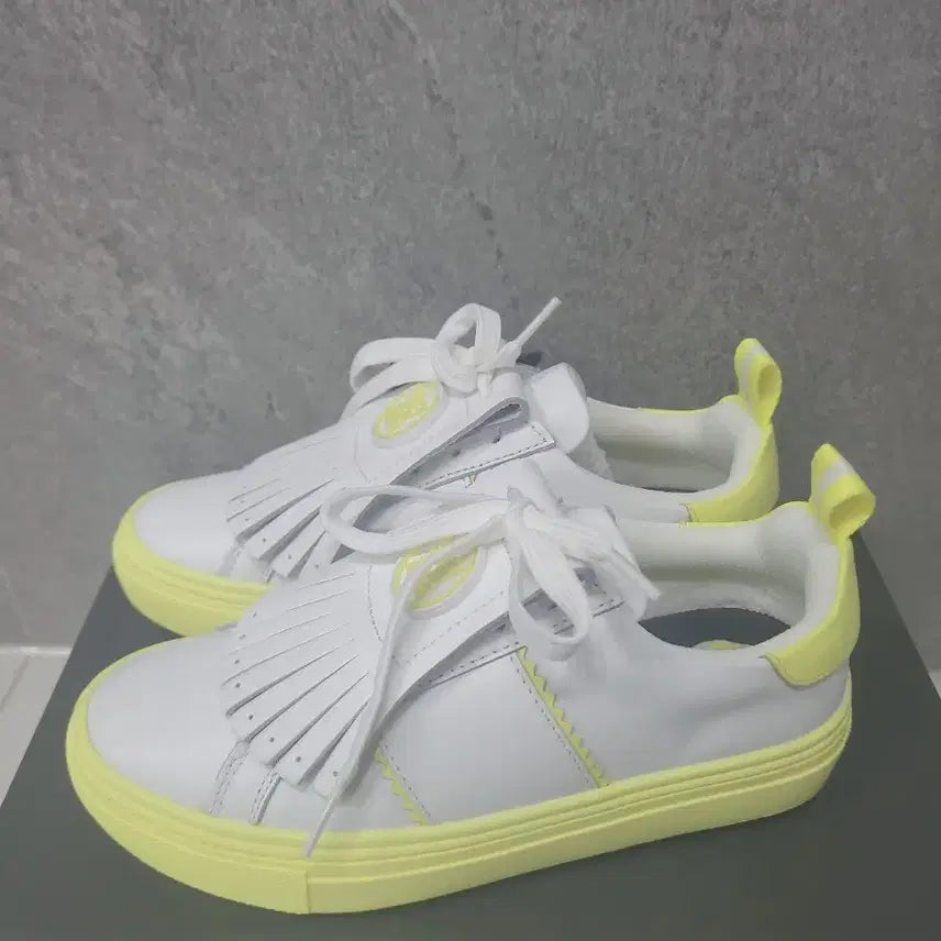 [BUNJANG] G/FORE Golf Shoes White/Yellow Women&