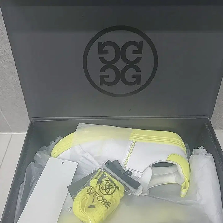 [BUNJANG] G/FORE Golf Shoes White/Yellow Women&
