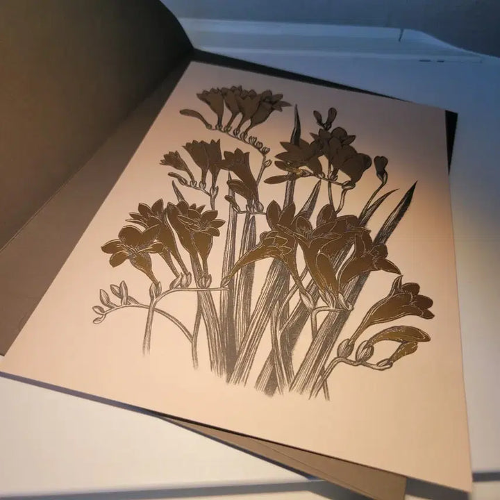 [BUNJANG] Santa Maria Novella Floral Drawing Large Postcard / 산타마리아노벨라 꽃 그림 큰엽서 / 드로잉 엽서 큰엽서