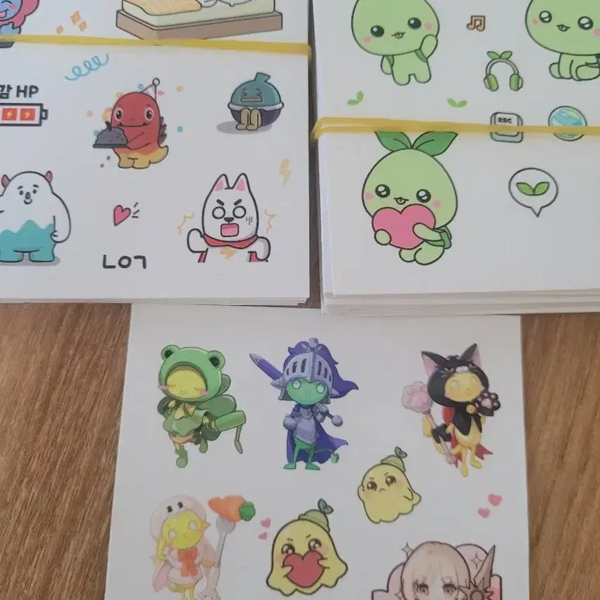 [BUNJANG] Lost Ark Momoko Road Nine Sticker Bundle Set / 로스트 아크 모모코 로드 나인 스티커 일괄