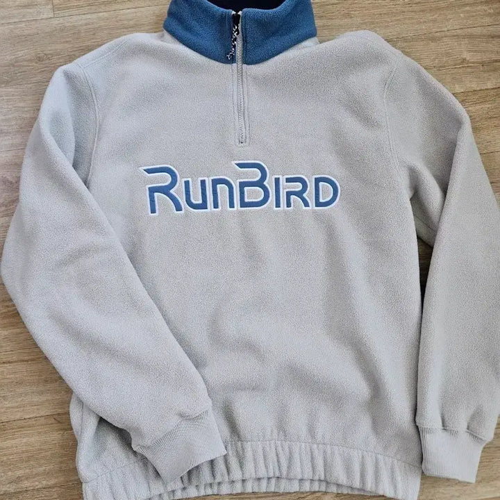 [BUNJANG] Mizuno Runbird Half-Zip Fleece Sweatshirt / 미즈노 런버드 하프집업 플리스 맨투맨