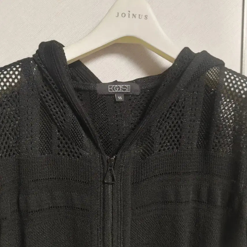 [BUNJANG] Egoist Pleated Hooded Long Cardigan / 에고이스트 플리츠 후드롱가디건