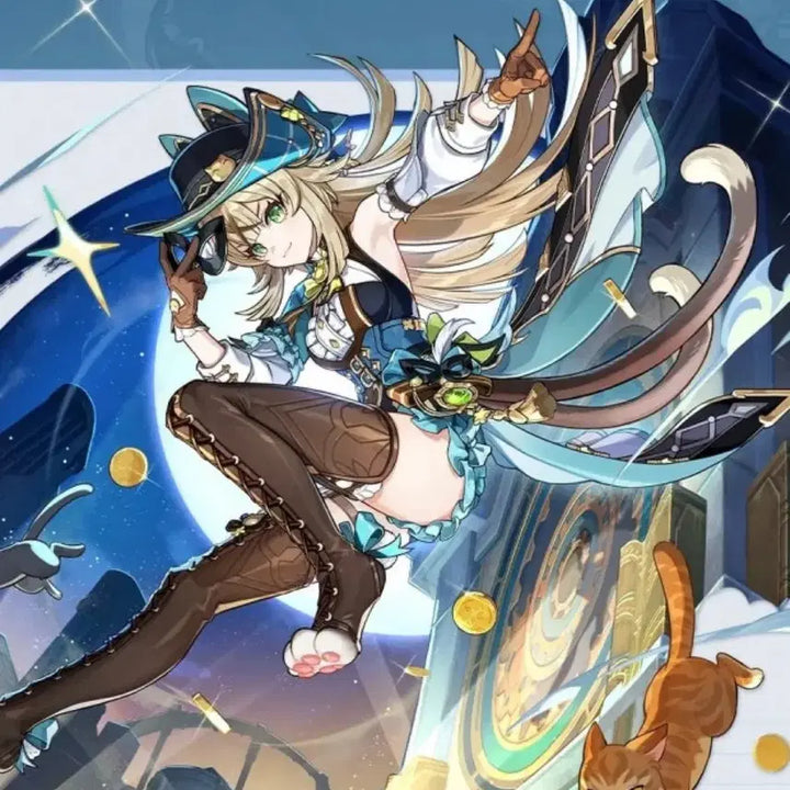 [BUNJANG] Genshin Impact Kirara Skin Version Cosplay Full Set / 절충!원신 키라라 스킨버전 코스프레 급처