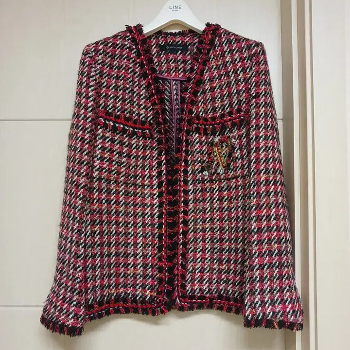 [BUNJANG] NICE CLAUP Tweed Jacket / 나이스클랍 노버튼 트위드 자켓