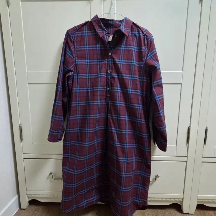 [BUNJANG] Burberry Check Pattern Midi Dress / 버버리원피스