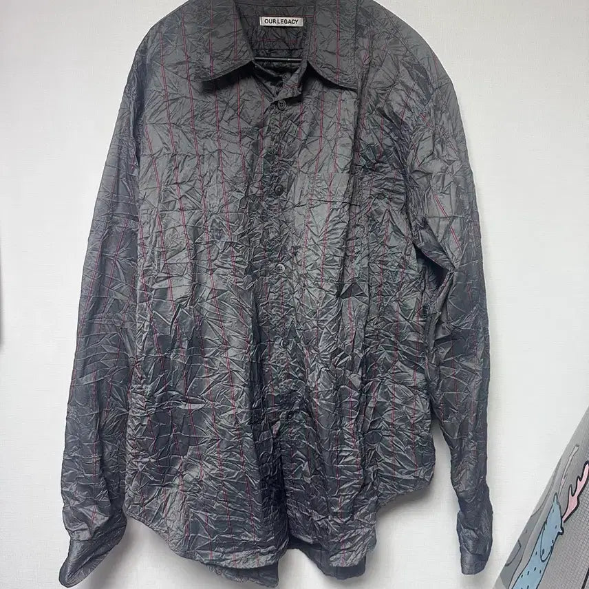 [BUNJANG] Our Legacy Crushed Memory Stripe Shirt / 아워레가시 크러쉬드 메모리 셔츠