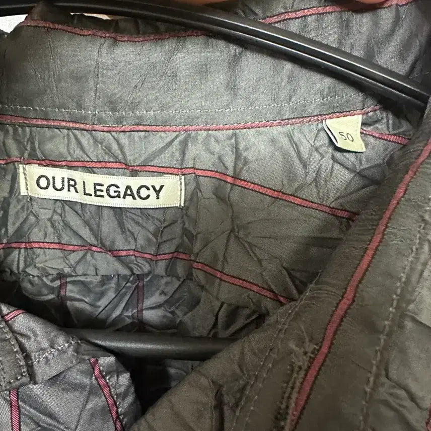 [BUNJANG] Our Legacy Crushed Memory Stripe Shirt / 아워레가시 크러쉬드 메모리 셔츠