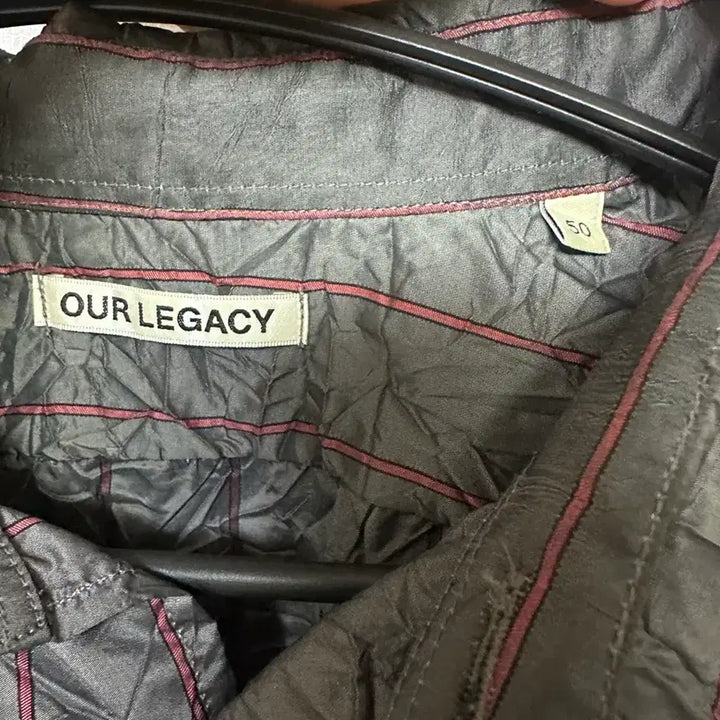 [BUNJANG] Our Legacy Crushed Memory Stripe Shirt / 아워레가시 크러쉬드 메모리 셔츠