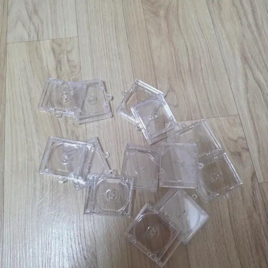 [BUNJANG] Clear CD Case Set (13 pcs) / 투명 CD 케이스 13개 (cd없음)