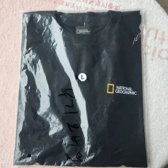 [BUNJANG] National Geographic Cotton T-shirt Black L / 내셔널지오그래픽 면반팔티 블랙 L