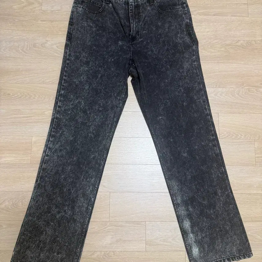 [BUNJANG] Solid Homme Button Detail Denim Jeans / [50] 솔리드옴므 밑단 버튼 데님