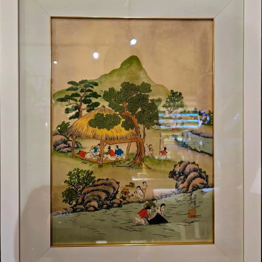 [BUNJANG] Korean Folk Painting: Summer Recreation / 풍속화/근.현대