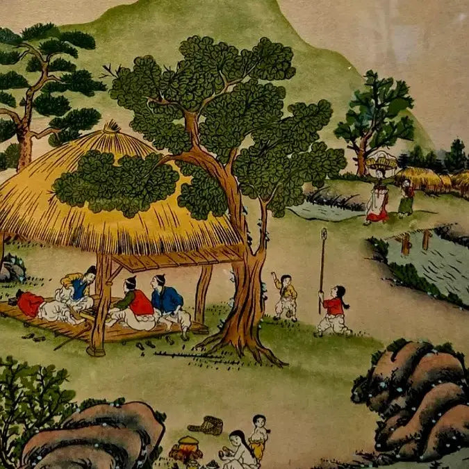 [BUNJANG] Korean Folk Painting: Summer Recreation / 풍속화/근.현대