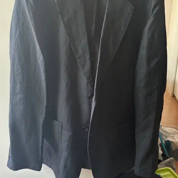 [SOLD OUT] 무인양품(무지) 블랙린넨자켓(L)