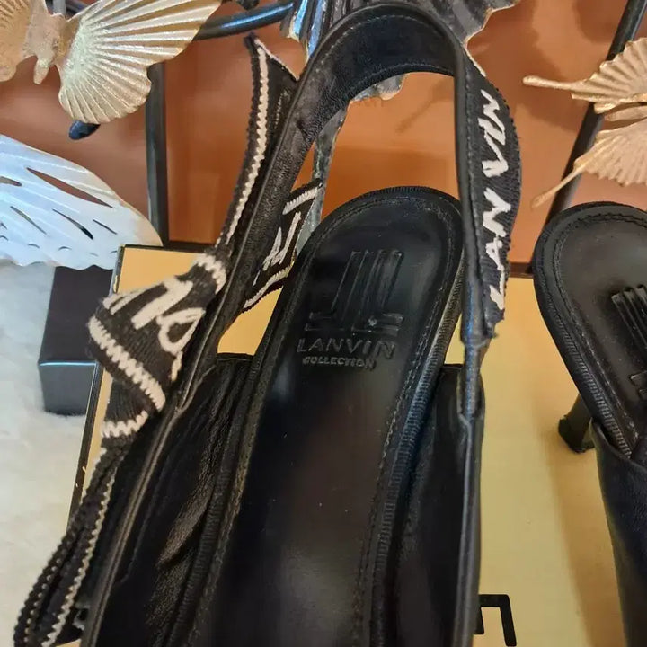 [SOLD OUT] (38)LANVIN collection랑방 컬렉션 리본 슬링백구두 펌프스