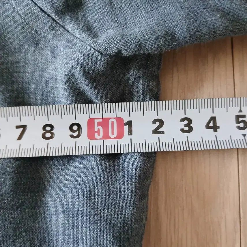 [BUNJANG] Dupont Denim Long Sleeve Shirt (Size 100) / 듀퐁 데님 스타일 긴팔 남방 셔츠 사이즈100. A급