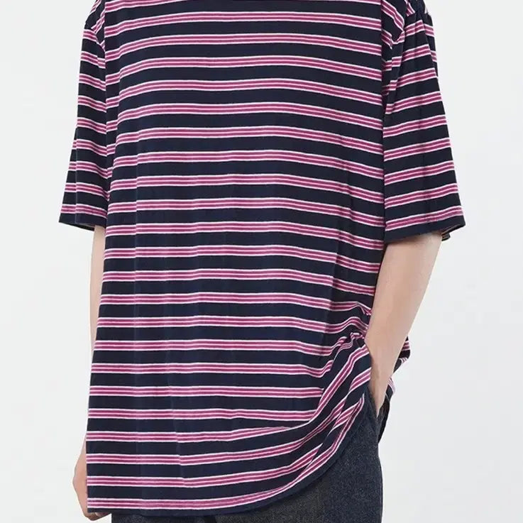 [SOLD OUT] 이얼즈어고 / Kuvaika Washed Stripe Tee / 3(L)