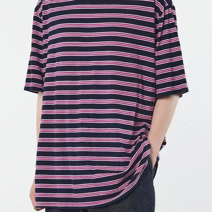 [SOLD OUT] 이얼즈어고 / Kuvaika Washed Stripe Tee / 3(L)