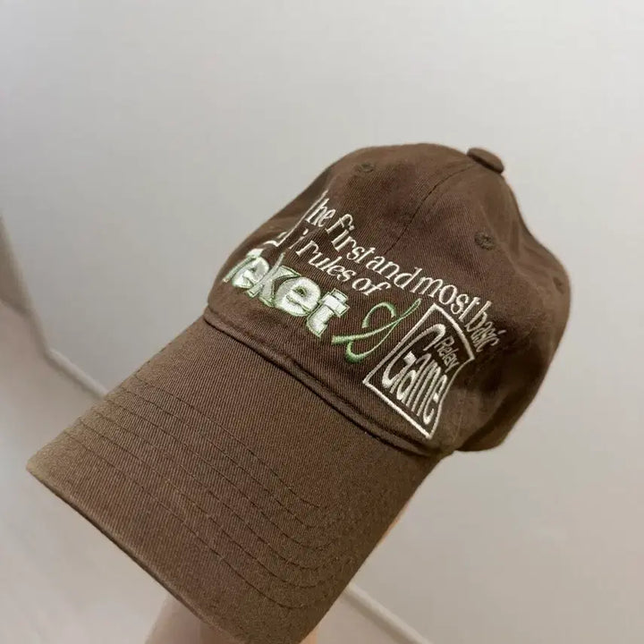 [BUNJANG] Teket Manual Cap Brown Hat / 테켓 볼캡 브라운 모자 Teket Manual Cap Brown 갈색