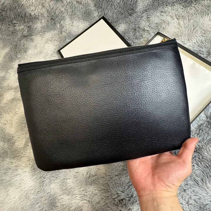 [BUNJANG] Gucci Ophidia Tri-Stripe Clutch Bag - Black / 구찌 오피디아 백삼선 클러치백 블랙 새상품