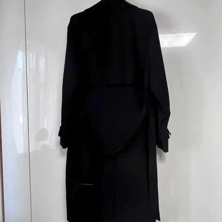 [BUNJANG] Drawfit Oversized Trench Coat L / 드로우핏 트렌치코트 블랙 L
