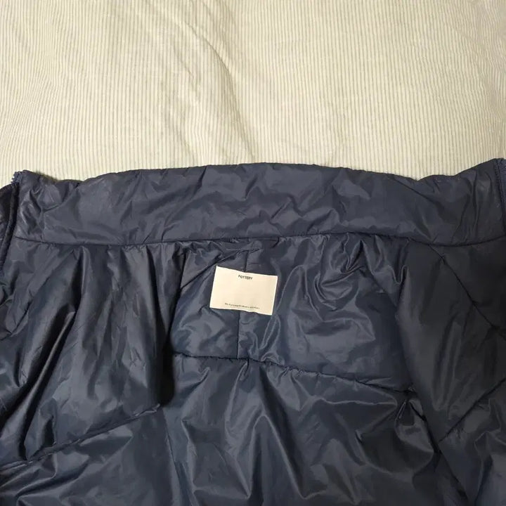 [BUNJANG] Pottery Micro Nylon Mix Jumper Navy Jacket / 포터리 나일론 믹점퍼 네이비 2 / 자켓 경량 프리마로프트 패딩