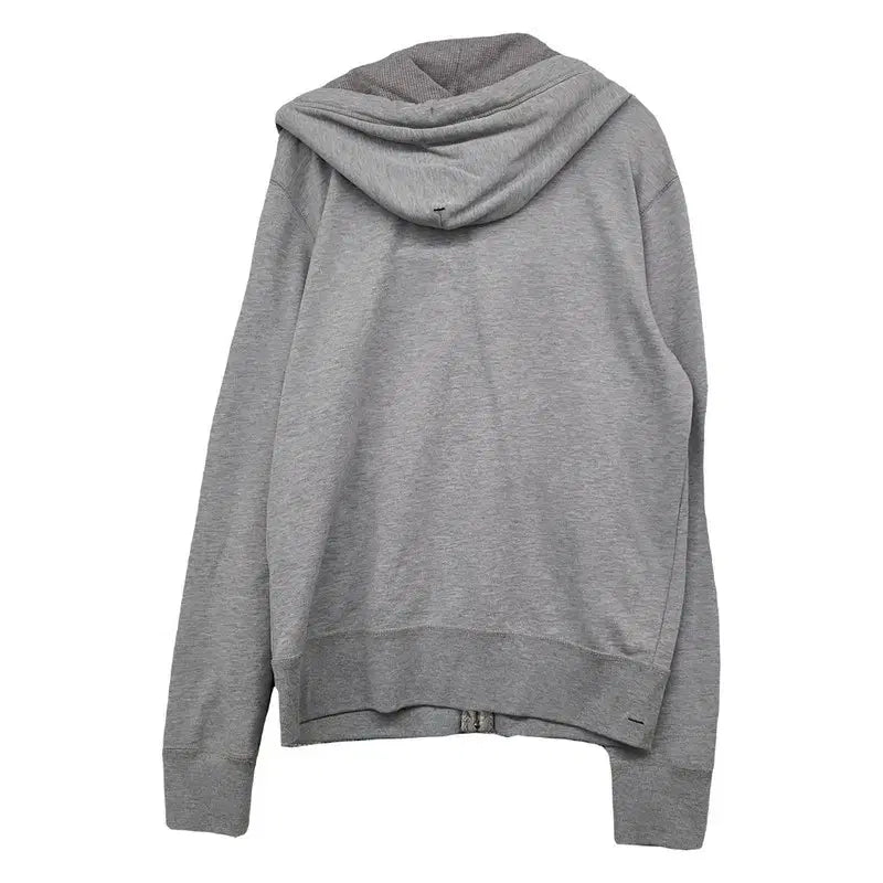 [BUNJANG] Who.A.J Y2K Logo Embroidered Hoodie Zip-up / 후아유 자수 Y2K 로고 라이트 그레이 후드 집업 M