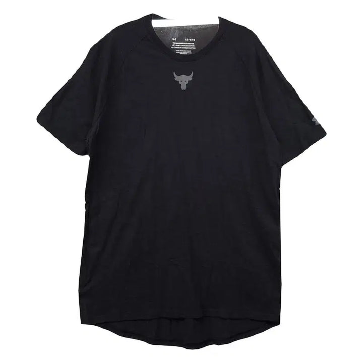 [BUNJANG] Under Armour Black Logo Short Sleeve T-shirt / 언더아머 블랙 로고 반팔티 LG/G/G