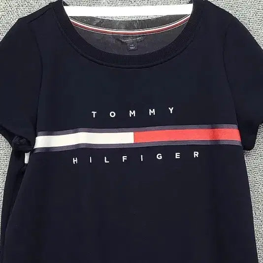 [BUNJANG] Tommy Hilfiger Printed Navy Dress L/G / 타미힐피거 프린팅 네이비 원피스 L/G