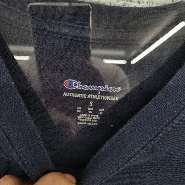 [BUNJANG] Champion Navy Short Sleeve T-shirt / 챔피온 네이비 반팔티 S