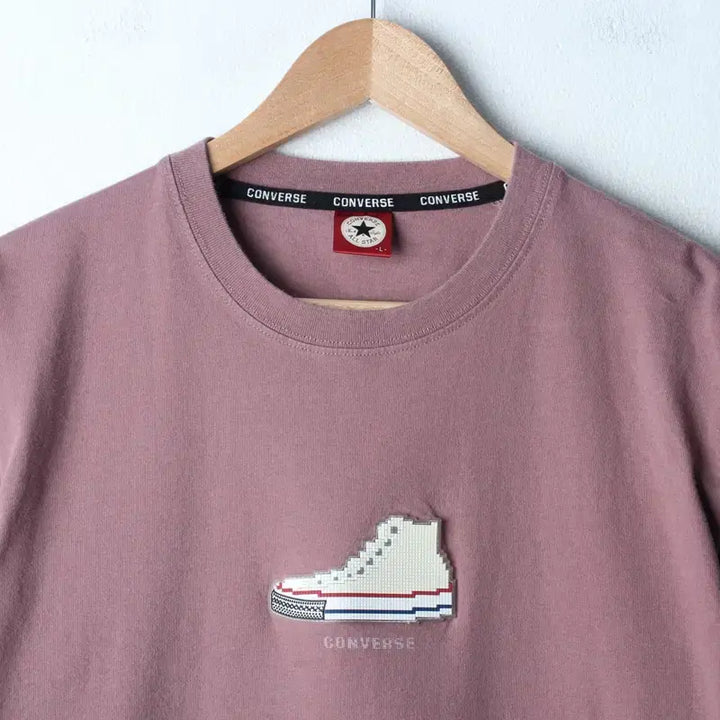 [BUNJANG] Converse Chuck Taylor Purple T-shirt / (L-XL) 컨버스 반팔 티셔츠 척테일러 퍼플 올드스쿨-1856E