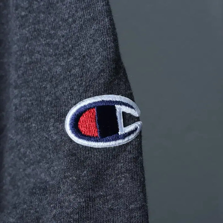 [BUNJANG] Champion Oversized Gray T-shirt / (XL-2XL) 챔피온 반팔 티셔츠 빅사이즈 그레이 올드스쿨-1856F