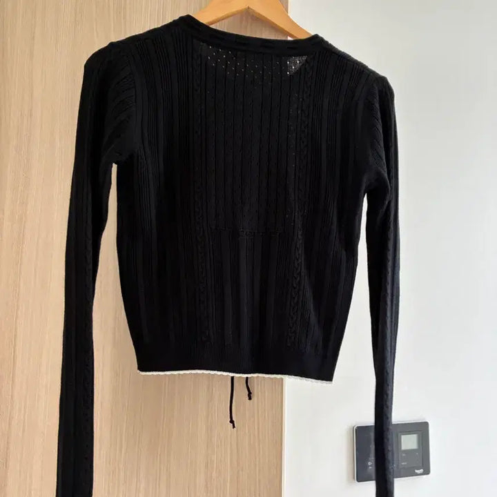 [SOLD OUT] 르플레인 코츠 니트 가디건 블랙 Cots Knit Cardigan