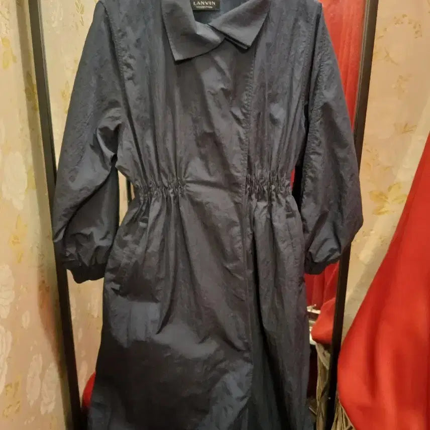 [BUNJANG] LANVIN Trench Coat Style Navy Dress / 7/51 랑방 LANVIN 트렌치코트 스타일 원피스 88사이즈 네이비