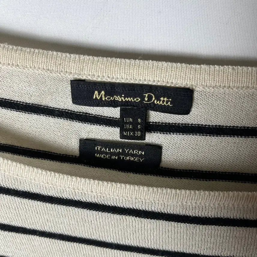[BUNJANG] Massimo Dutti Shirred Viscose Knit Top / [Massimo Dutti] 마시모두띠 셔링 비스코스 니트
