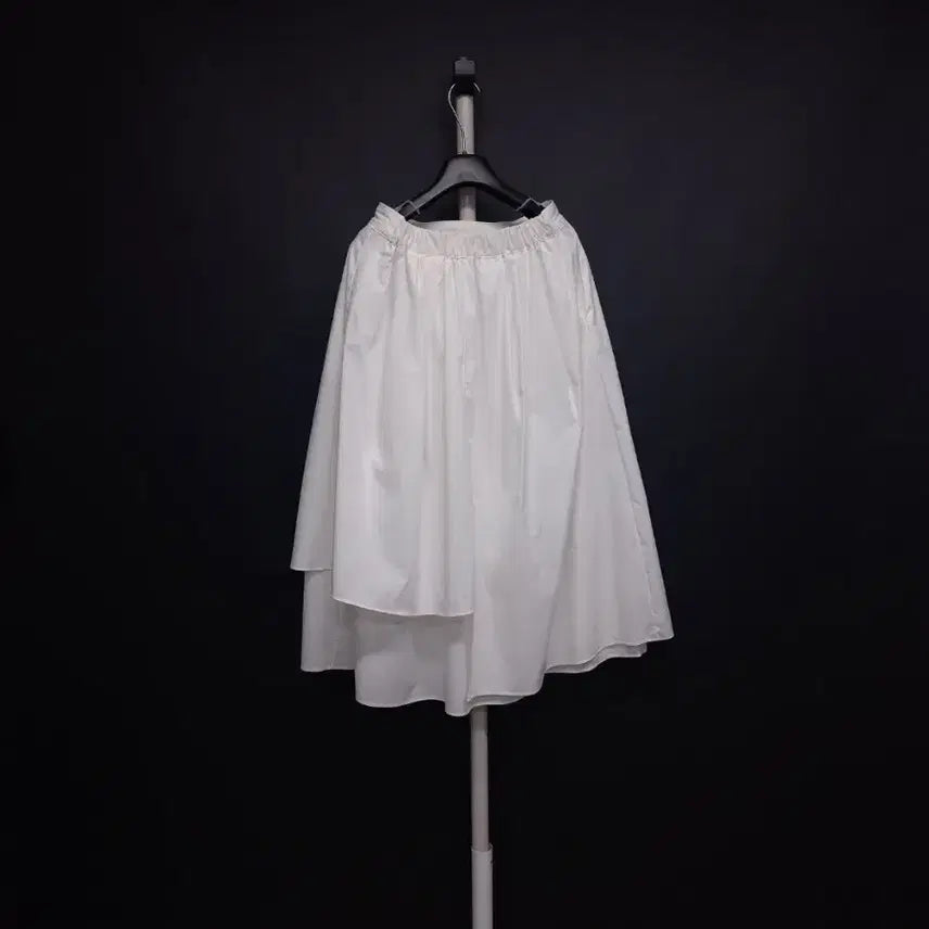 [BUNJANG] Egoist Wide Long Skirt - White / 에고이스트 춘하 와이드광폭 롱 스커트 66