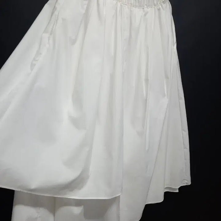 [BUNJANG] Egoist Wide Long Skirt - White / 에고이스트 춘하 와이드광폭 롱 스커트 66