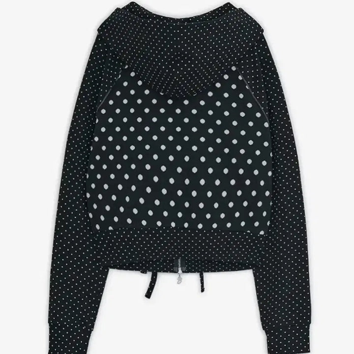 [BUNJANG] Hug Your Skin Dot Big Pocket Hooded Zip-up / 허그유어스킨 도트 빅 포켓 후드집업