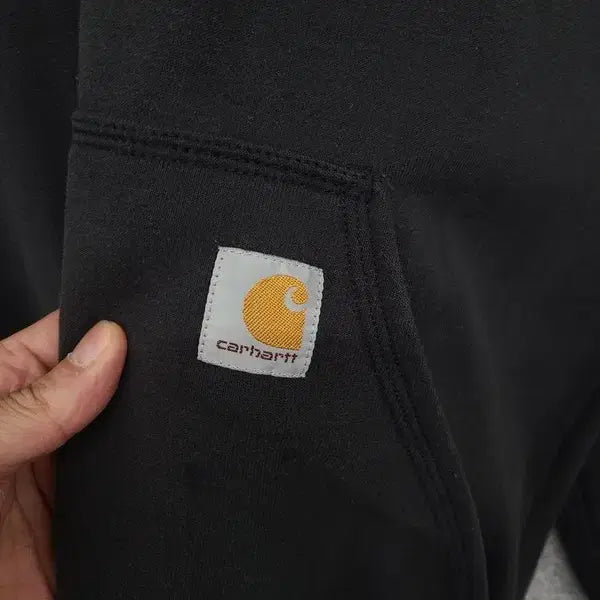 [BUNJANG] Carhartt Black Logo Hoodie M / 칼하트 블랙 로고 후드티 M