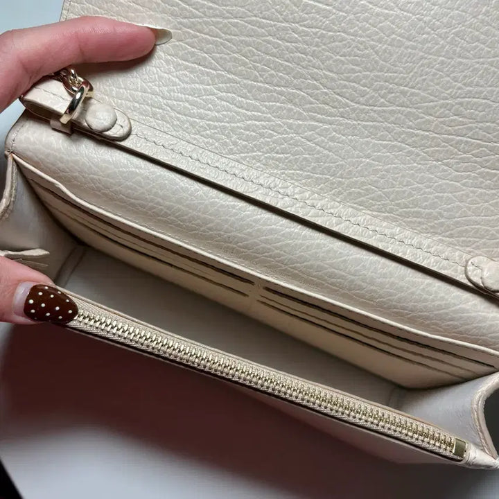 [BUNJANG] Maison Margiela Chain Clutch/Cross Bag (Ivory) / 메종 마르지엘라 체인 클러치백 / 크로스백 (아이보리)