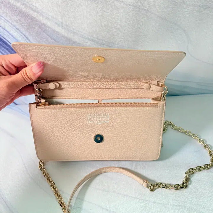 [BUNJANG] Maison Margiela Chain Clutch/Cross Bag (Ivory) / 메종 마르지엘라 체인 클러치백 / 크로스백 (아이보리)