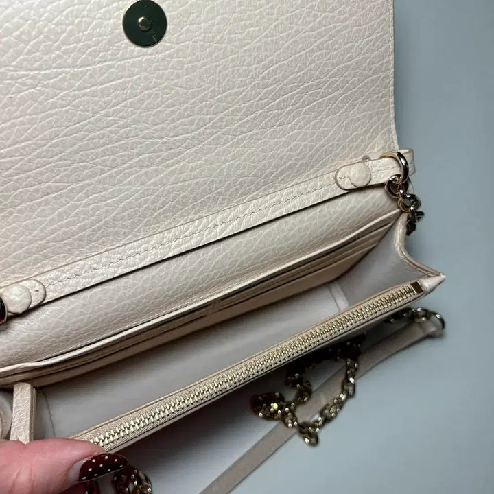 [BUNJANG] Maison Margiela Chain Clutch/Cross Bag (Ivory) / 메종 마르지엘라 체인 클러치백 / 크로스백 (아이보리)