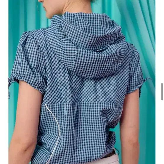 [BUNJANG] Heretic Checkered Short-Sleeve Hoodie / 헤레틱