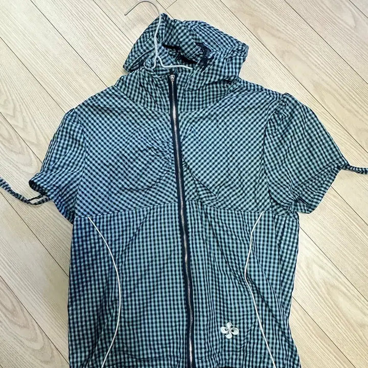 [BUNJANG] Heretic Checkered Short-Sleeve Hoodie / 헤레틱