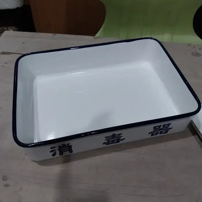 [BUNJANG] Japanese Enamel Hospital Container / 미사용 일제 병원용 법랑 용기