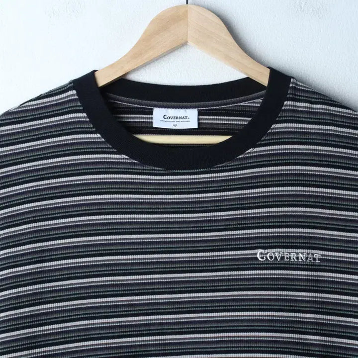 [BUNJANG] Covernat Striped Color Mix T-shirt / (XL) 커버낫 반팔 티셔츠 스트라이프 컬러믹스 에스닉-18579
