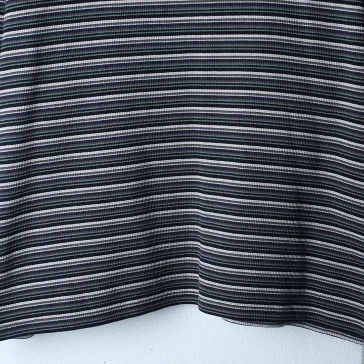 [BUNJANG] Covernat Striped Color Mix T-shirt / (XL) 커버낫 반팔 티셔츠 스트라이프 컬러믹스 에스닉-18579